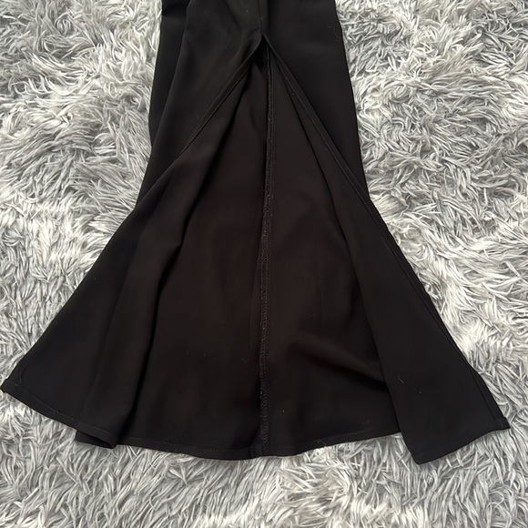 Black open flare pants - Picture 5 of 5